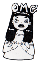 Black Girl sticker #5630943