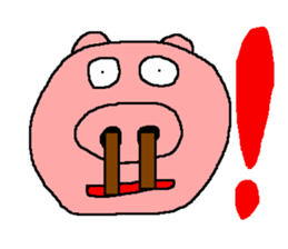 It is stamped the person surprised super sticker #5631020