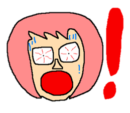 It is stamped the person surprised super sticker #5631024