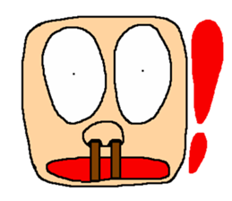 It is stamped the person surprised super sticker #5631039