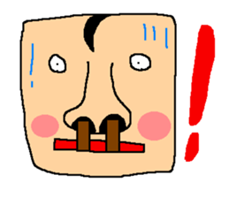 It is stamped the person surprised super sticker #5631041