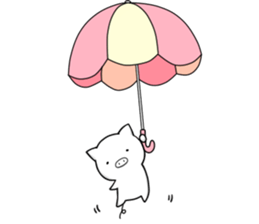 Life is hard on a pig next sticker #5631538