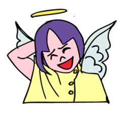 An angel's consulting service. sticker #5631887