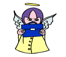 An angel's consulting service. sticker #5631897
