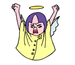 An angel's consulting service. sticker #5631902