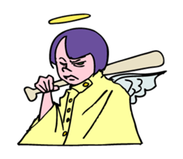 An angel's consulting service. sticker #5631907