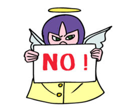 An angel's consulting service. sticker #5631920