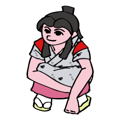 Nebuta Girl Returns to Aomori City.