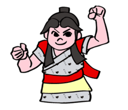 Nebuta Girl Returns to Aomori City. sticker #5632047