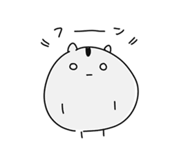 Lasy hamster KUZUHAM Sticker sticker #5632533