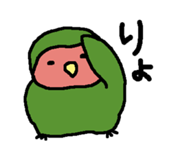 Momiji(parakeet) sticker #5632605
