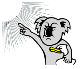 The long-faced KOALA Part6 sticker #5632658