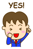 Suave Suit Guy (conversation set) sticker #5632848