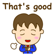 Suave Suit Guy (conversation set) sticker #5632855