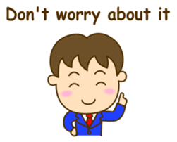 Suave Suit Guy (conversation set) sticker #5632878