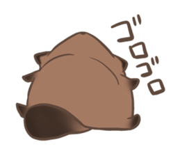 a rest raccoon dog sticker #5633058