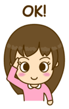 Cute Peppy Girl sticker #5633330