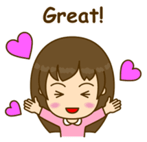 Cute Peppy Girl sticker #5633336