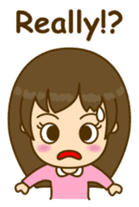 Cute Peppy Girl sticker #5633357