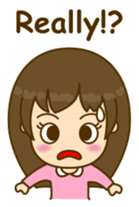 Cute Peppy Girl sticker #5633357