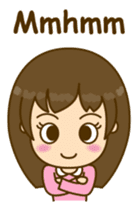 Cute Peppy Girl sticker #5633359