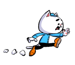 cat working sticker #5633688