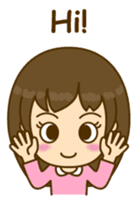Cute Peppy Girl (conversation set) sticker #5633724