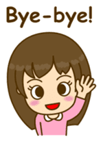 Cute Peppy Girl (conversation set) sticker #5633725