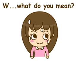 Cute Peppy Girl (conversation set) sticker #5633726