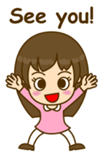 Cute Peppy Girl (conversation set) sticker #5633728