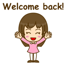 Cute Peppy Girl (conversation set) sticker #5633729