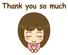 Cute Peppy Girl (conversation set) sticker #5633730