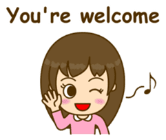 Cute Peppy Girl (conversation set) sticker #5633731