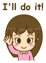 Cute Peppy Girl (conversation set) sticker #5633732