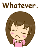 Cute Peppy Girl (conversation set) sticker #5633735