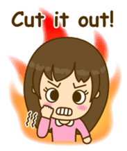 Cute Peppy Girl (conversation set) sticker #5633737