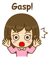 Cute Peppy Girl (conversation set) sticker #5633742