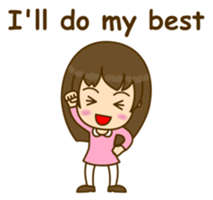 Cute Peppy Girl (conversation set) sticker #5633743