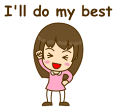 Cute Peppy Girl (conversation set) sticker #5633743