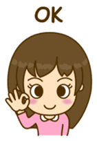 Cute Peppy Girl (conversation set) sticker #5633745