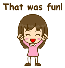 Cute Peppy Girl (conversation set) sticker #5633747