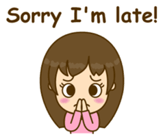 Cute Peppy Girl (conversation set) sticker #5633749