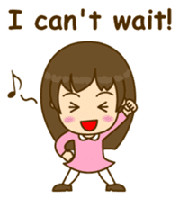Cute Peppy Girl (conversation set) sticker #5633751