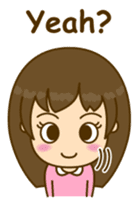Cute Peppy Girl (conversation set) sticker #5633753