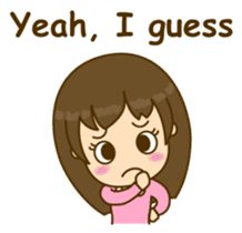 Cute Peppy Girl (conversation set) sticker #5633761