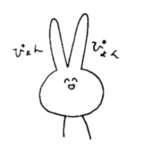 pyon pyon usagi chan sticker #5633924