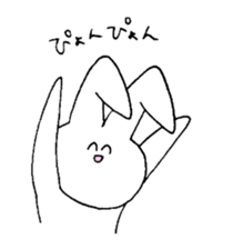 pyon pyon usagi chan sticker #5633925