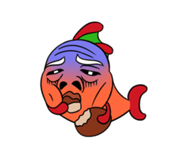 FishMan! sticker #5633977