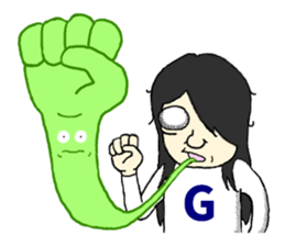 Communication by ectoplasm sticker #5634056