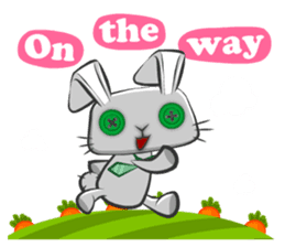 Button Bunny sticker #5634296